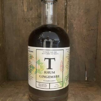 Rhum blanc Taha’a Cannes O’Tahiti 55°- Gingembre – Domaine Pari Pari