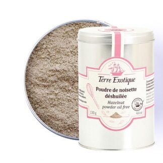 Poudre de Noisette déshuilée- Terre Exotique - 130g