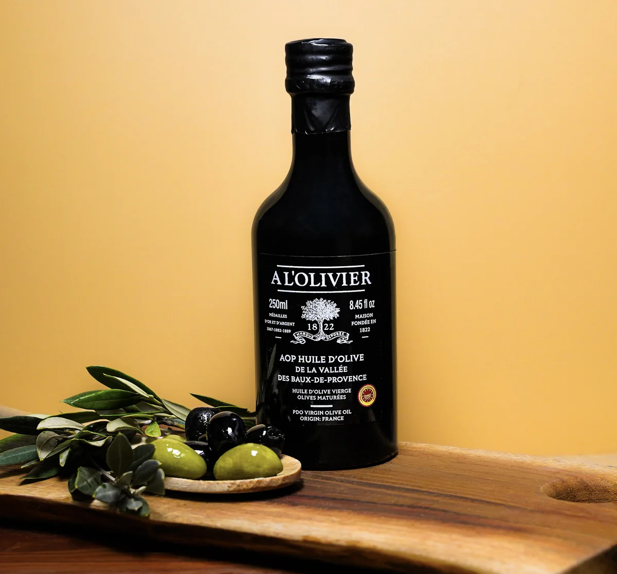Huile d'olive vierge de la Vallée de Baux de Provence AOP - A l'Olivier - 250ml – Image 2